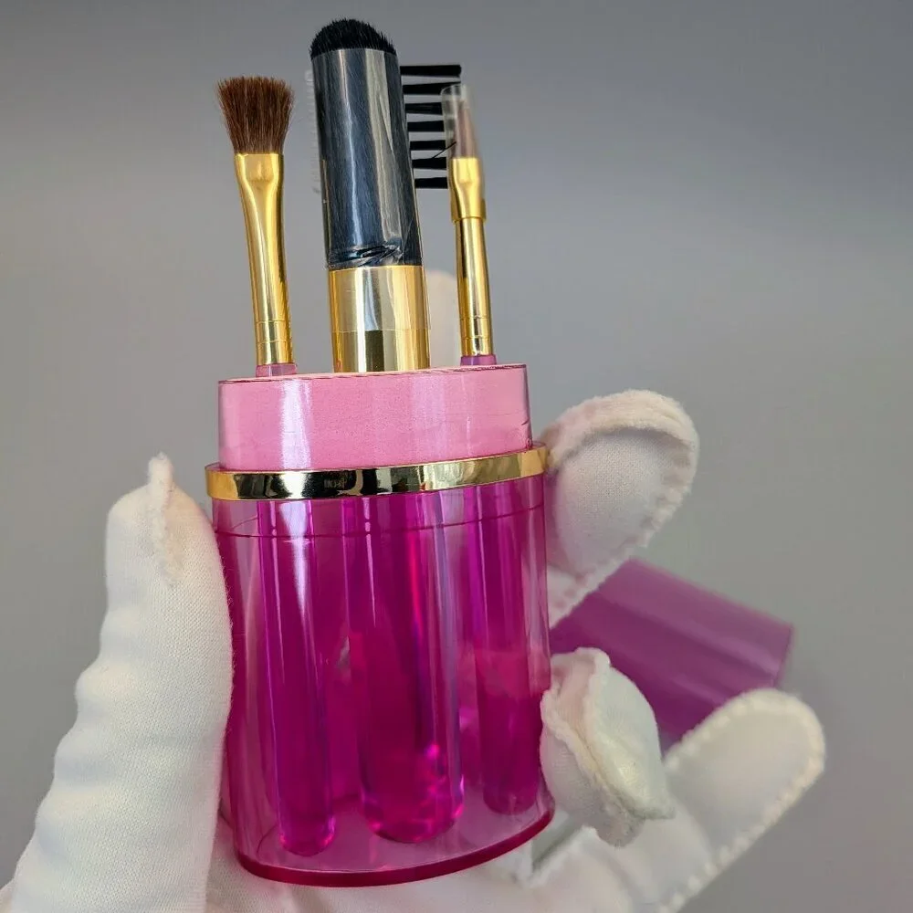 NIB Vintage Avon Beauty Tools Travel Brush Set | 5-Piece Essential Collection